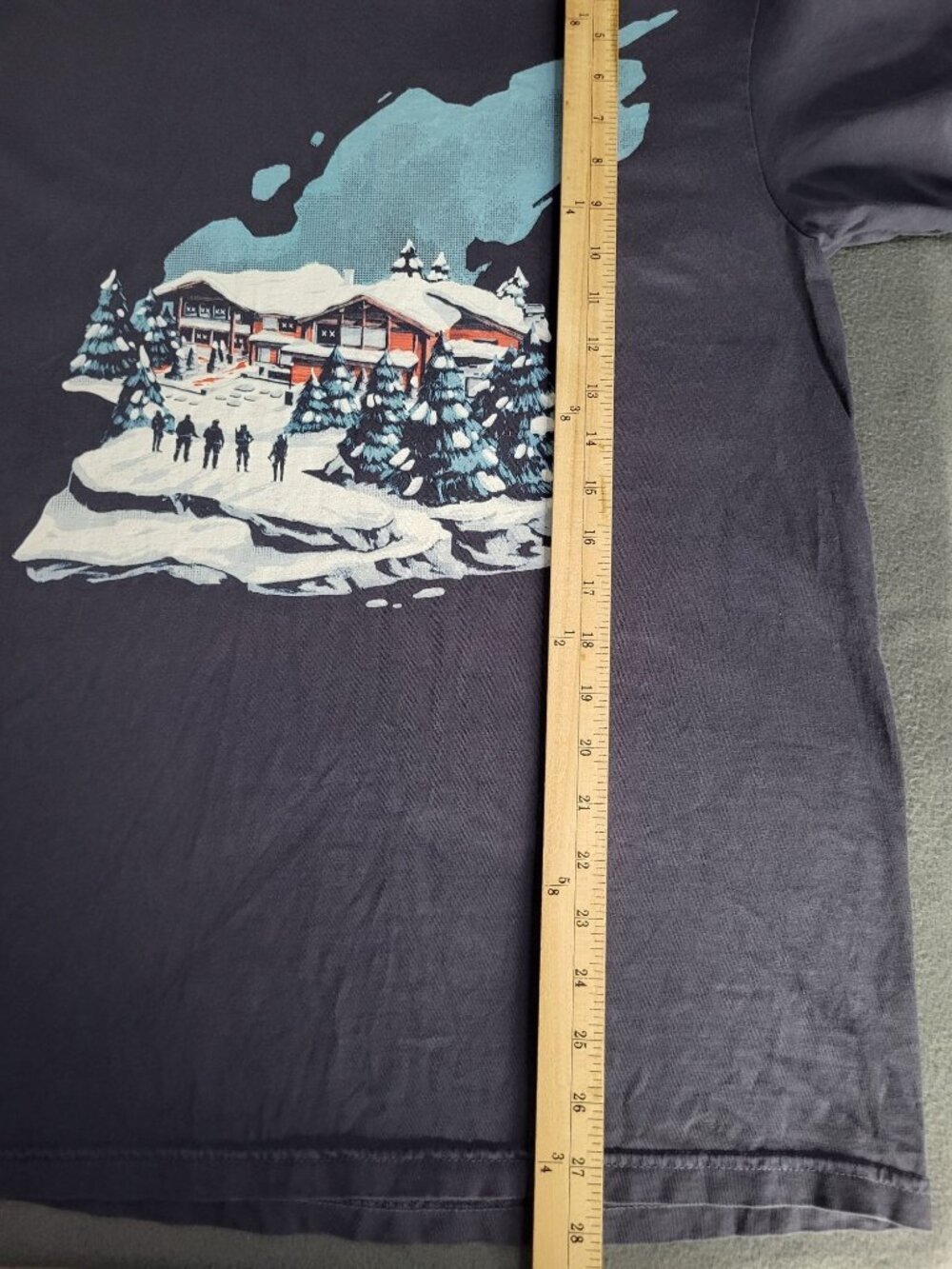 Ubisoft Six Siege Chalet Comfort Colors T-Shirt Iconic Map Mens SZ LG - Picture 6 of 6